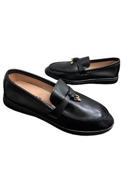 SIADER E722 МОКАСИНЫ, ЧЕРНЫЕ, РАЗМЕР. 36