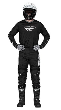 KOMPLET STRÓJ CROSS ENDURO ATV FLY BLACK F16 - S
