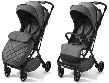 Kompaktowy Wózek spac.Future Design X-Ray Stell Graphite spacerówka + torba