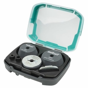 Zestaw 3szt adapterów do powiększania otworów Wolfcraft 35-70 mm