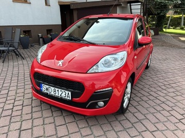 Peugeot 107 Hatchback 5d Facelifting 2012 1.0 VTI 68KM 2013 Peugeot 107 TYLKO 89tyśkm 1WŁAŚCICIEL 13 Lift KLIMA 5D IDEAŁ LED Urban Move, zdjęcie 1