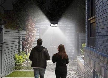 СОЛНЕЧНАЯ ЛАМПА 64ВТ ДАТЧИК ДВИЖЕНИЯ В СУМЕРКАХ 212 LED