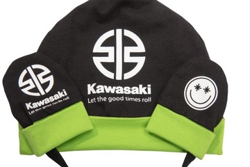 Детская шапка и перчатки Kawasaki 68см/3-6 мес.