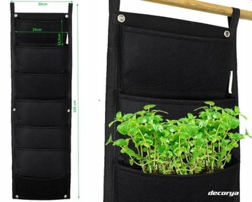 Подвесной мешок на стену для посадки клубничной зелени