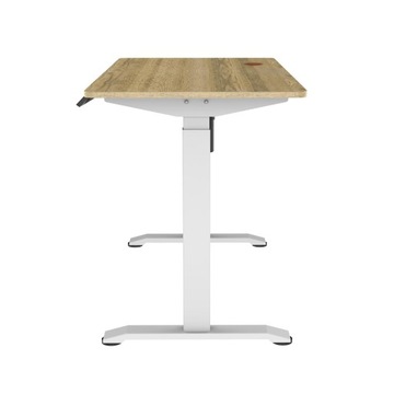 Nowoczesne Biurko STABILNE Elektryczne Regulacja LED Spacetronik Moris