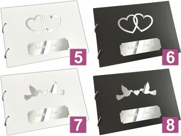 3D LOVE SILVER свадебная гостевая книга на свадьбу + свадебная анкета