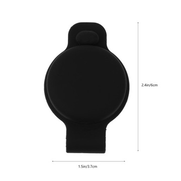 Защитный чехол для ошейников для кошек черного цвета.