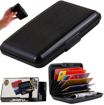 ETUI NA KARTE ETUI ANTYKRADZIEŻOWE NA KARTY ZBLIŻENIOWE RFID OCHRONA WALLET