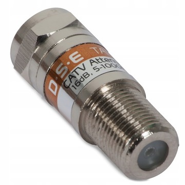 Tłumik stały 16dB DSE TA01-16 5-1000 MHz wtyk F