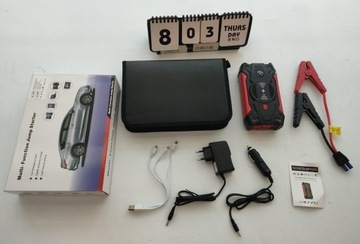 20000MAH 12V ZASILACZ AWARYJNY DO ROZRUCHU SAMOCHODOWEGO POWERBANK BOOSTER