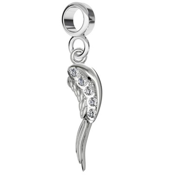 CHARMS ZAWIESZKA SKRZYDŁO ANIOŁA srebro 925