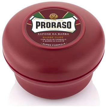 Mydło do golenia PRORASO Linia Czerwona RED Drzewo Sandałowe Soap Jar 150ml