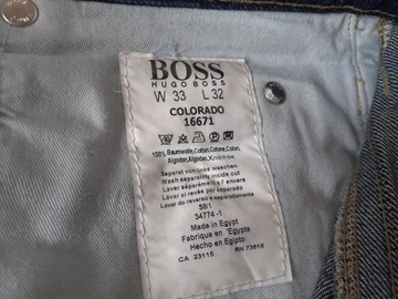 HUGO BOSS-SUPER SPODNIE 33/32 A1