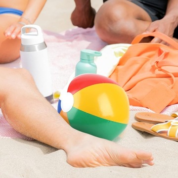 НАДУВНОЙ РЕЗИНОВЫЙ ПЛЯЖНЫЙ МЯЧ ДЛЯ САДОВОГО БАССЕЙНА ВОДНАЯ КРАСОЧНАЯ ИГРА