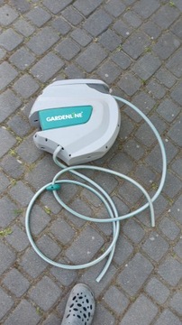 wąż ogrodowy z nawijakiem gardenline 20mb 1/2 nie kompletny