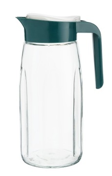 СТЕКЛЯННЫЙ КУВШИН С КРЫШКОЙ ДЛЯ ВОДЫ СОК НАПИТКИ 1,45 Л НАПИТКИ ЛИМОНАД