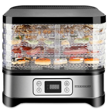 СУШИЛКА ДЛЯ ФРУКТОВ И ОВОЩЕЙ 500 Вт XL, большой ЖК-дисплей