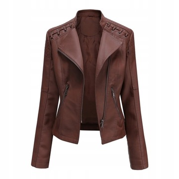 KURTKA SKÓRZANA RAMONESKA BIKER 36-48
