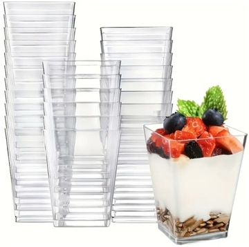 Pucharki SPACE 2 do deserów Kubek na przekąski FINGERFOOD 120ml 24szt