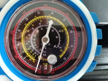 Комплект манометров Р32 Р410 Р134а, чемодан, кабели