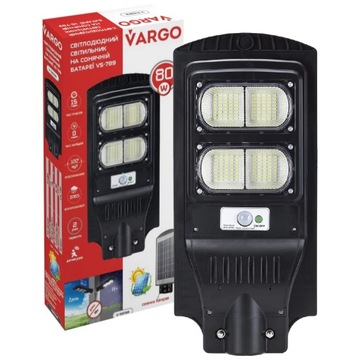 LAMPA LED ZEWNĘTRZNA SOLARNA LED PARKINGOWA PARKOWA IP65 80W