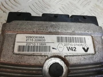 DACIA DUSTER 1.6 16V JEDNOTKA SADA 237100740R