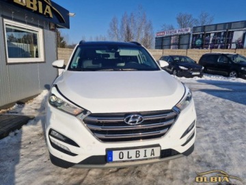 Hyundai Tucson III SUV 1.6 T-GDI 177KM 2018 Hyundai Tucson Full Led 4x4 Skory Blokada Mostow Niski przebieg 1.6 177KM, zdjęcie 8