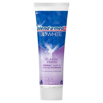 BLEND-A-MED 3D White Classic Fresh, pasta 75 ml