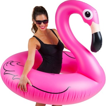 XXL надувной матрас плавательный круг фламинго воды