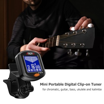 AROMA Clip-on Tuner Mini Portable Digital Tuning