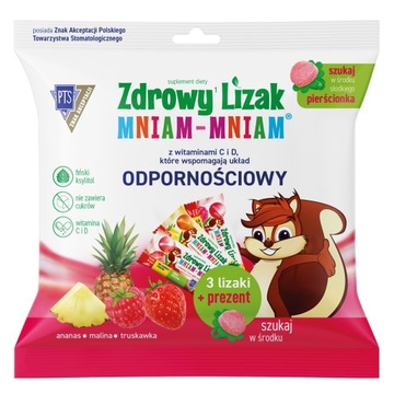 Starpharma Lizak Mniam-Mniam 3 SMAKI + prezent