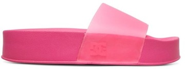 DC Klapki damskie Sliders Platform Hot Pink 40,5