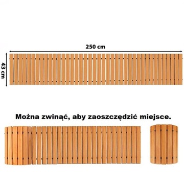 ДЕРЕВЯННАЯ САДОВАЯ ДОРОЖКА ДЕРЕВЯННАЯ ПЛАТФОРМА КЕДР 250СМ