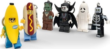 LEGO BRELOK LATARKA LED PANDA BRELOCZEK Z LATARKĄ