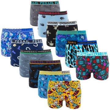 6 мужских боксеров, хлопок, COLORFUL XXL