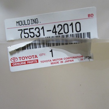 ПРОКЛАДКА ПЕРЕДНЕГО СТЕКЛА TOYOTA RAV 4 I