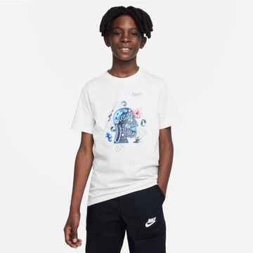 L (147-158) Koszulka Nike Sportswear DX9499 010 biały L (147-158)