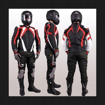 ТЕКСТИЛЬНАЯ МОТОКУРТКА С ГОРБОМ КТМ007