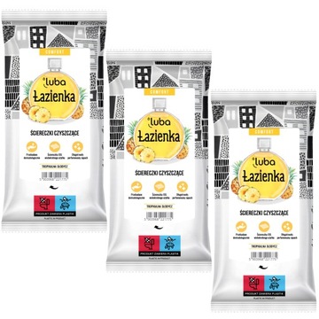 LUBA COMFORT ściereczki czyszczące ŁAZIENKA 3x32
