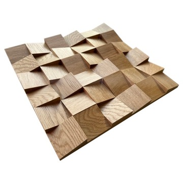 Деревянная акустическая панель 30x30x2,2 см Мозаика Диффузор ЗОЛОТОЙ ДУБ
