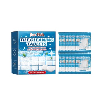 Tabletki musujące do czyszczenia płytek, toalety i umywalki