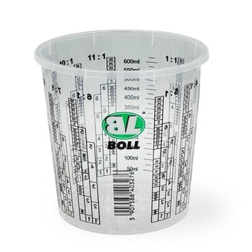 BOLL PRZEZROCZYSTY POJEMNIK Z PODZIAŁKĄ do 650ml