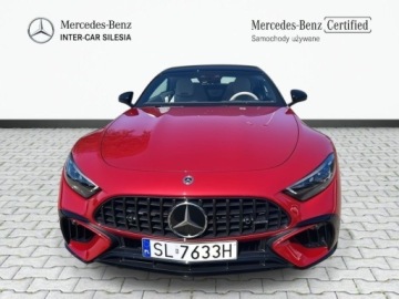 Mercedes SL R232 4.0 63 585KM 2022 Mercedes-Benz SL SL 63 4MATIC MANUFAKTUR Patagonia Red Burmester 3D AMG, zdjęcie 1