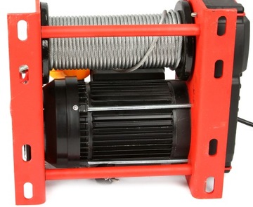 ЛЕБЕДКА, ЭЛЕКТРИЧЕСКАЯ ТРОСОВАЯ СТРОИТЕЛЬНАЯ ЛЕБЕДКА, 500/1000 КГ, ВЕРЕВКА 30М