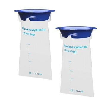 Worek torba na wymioty 1500ml z absorbentem