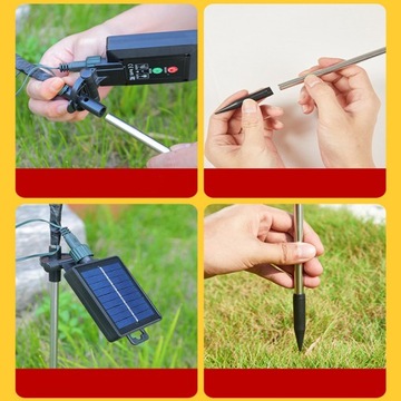 2x LAMPA SOLARNA LED OGRODOWA KOLIBER girlanda lampki solarne ogród lampka