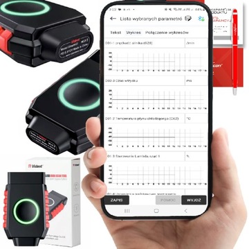 Interfejs diagnostyczny ANDROID Język Polski DPF EPB OLEJ CAN UDS CANFD