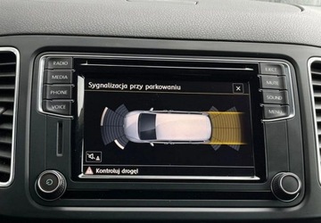 Volkswagen Sharan II Van Facelifting 2.0 TDI SCR 150KM 2017 Volkswagen Sharan 7 miejsc Automat Parktronic Alcantara Tempomat Grza, zdjęcie 34
