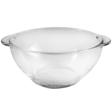 БУТИНКА, ЧАШКА СТЕКЛЯННАЯ С РУЧКАМИ, ОВАЛЬНАЯ ГОЛОВКА ДЛЯ БУЛЬНА-СУПА 550МЛ