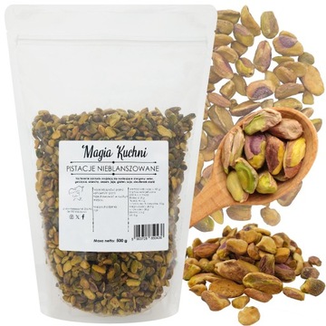 Pistacje SUROWE NIEBLANSZOWANE 500g ŁUSKANE ŚWIEŻE